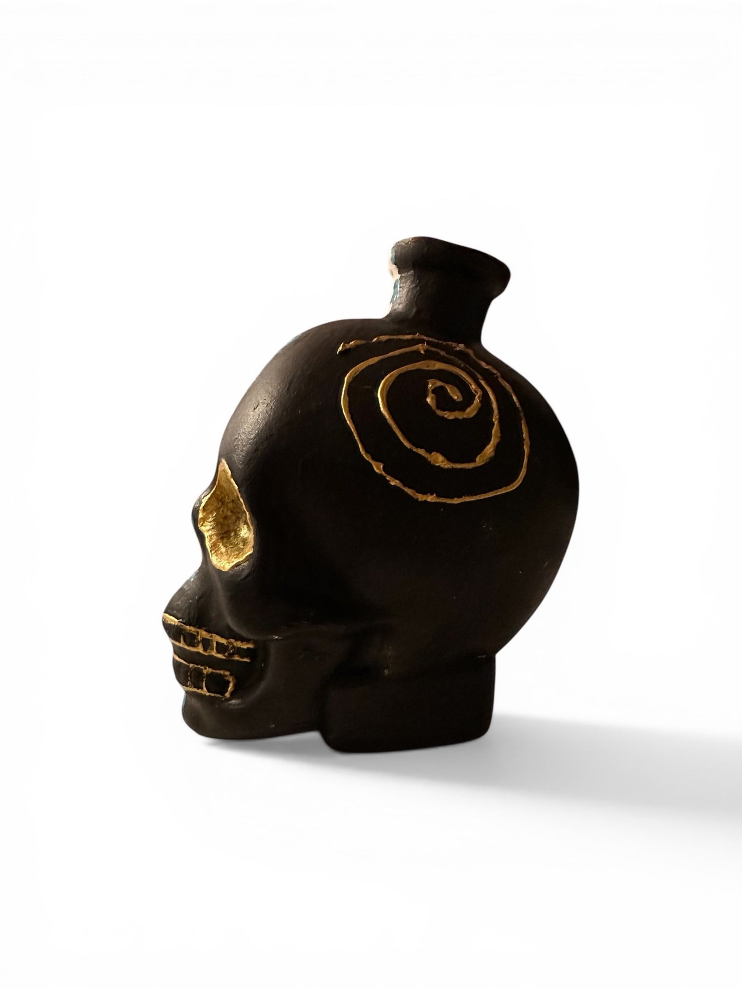 Fracture Vase- Sculptural Skull Object